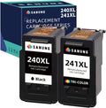 Remanufactured Ink Cartridge Combo Pack for Canon 240XL 241XL (1 Black, 1 Tri-Color) S127831