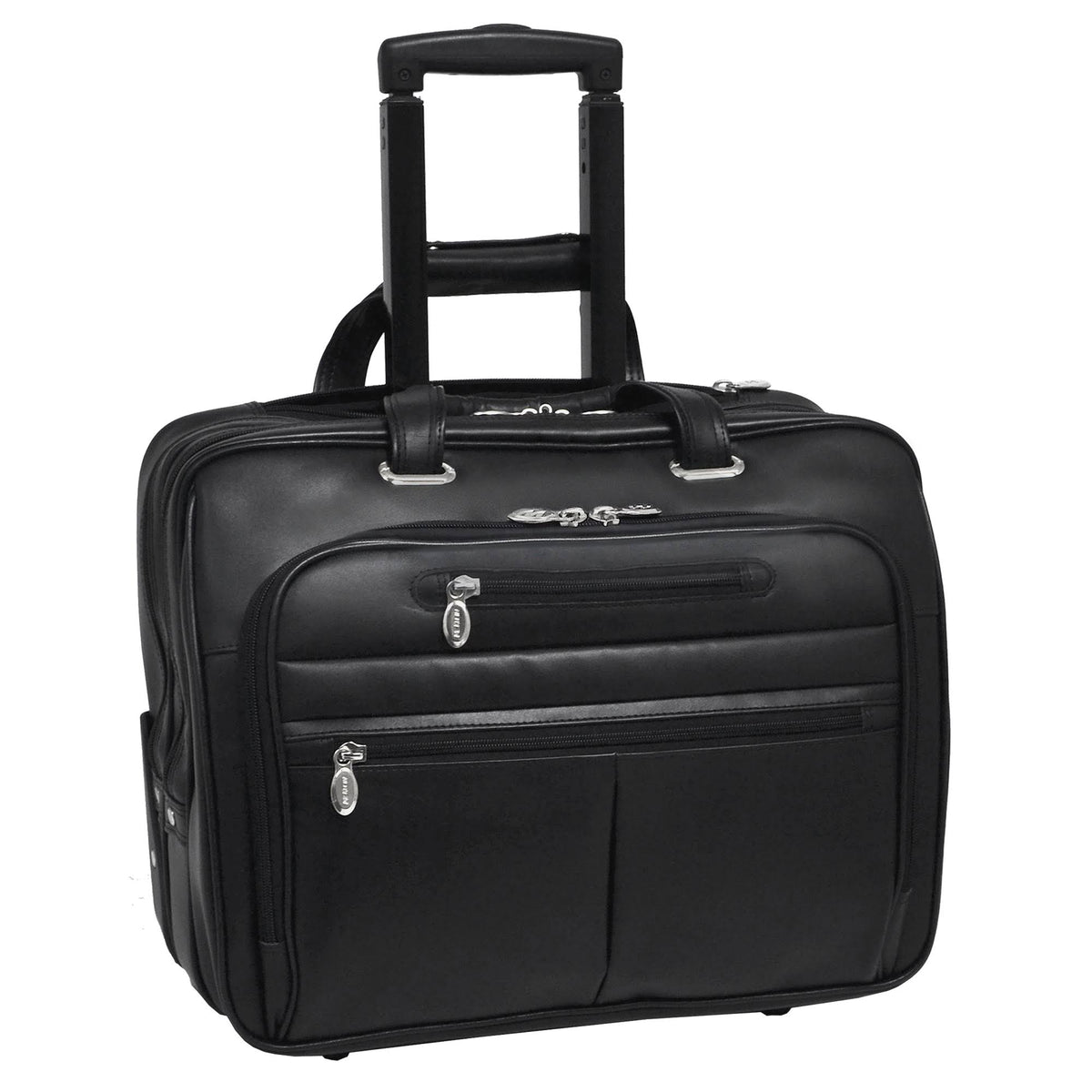 Black Wheeled Laptop Case P669