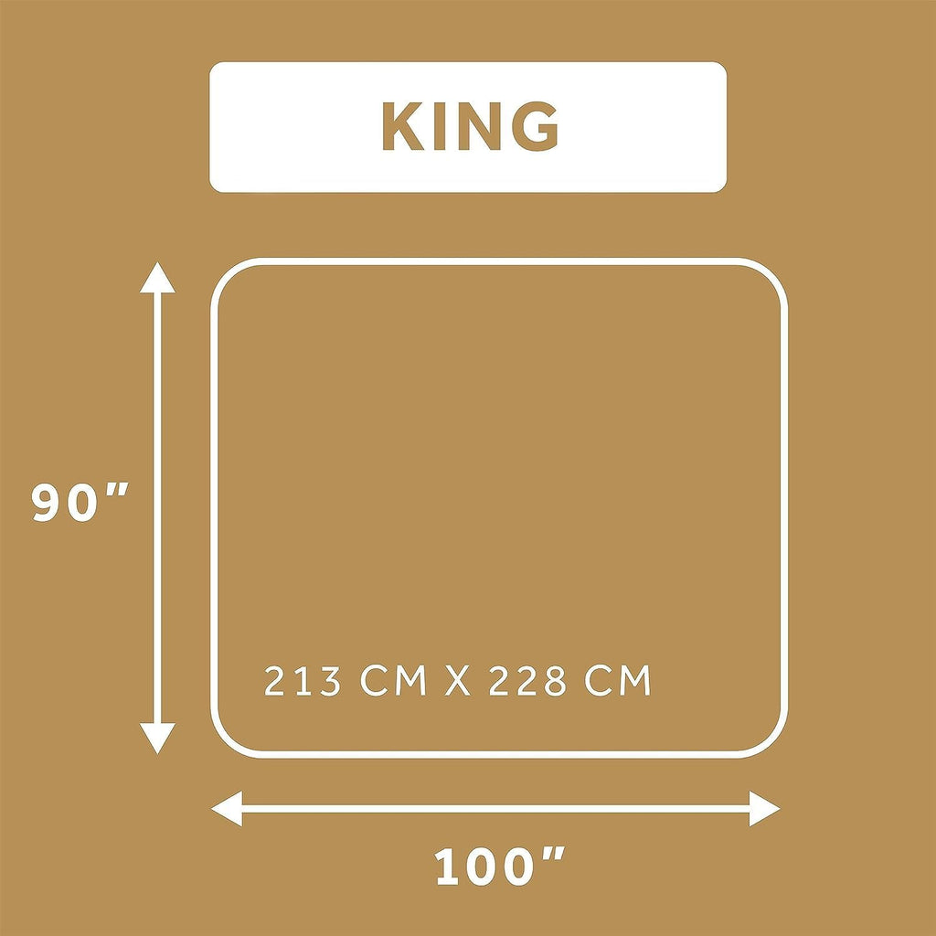 King Heated Blanket Machine Washable O456898