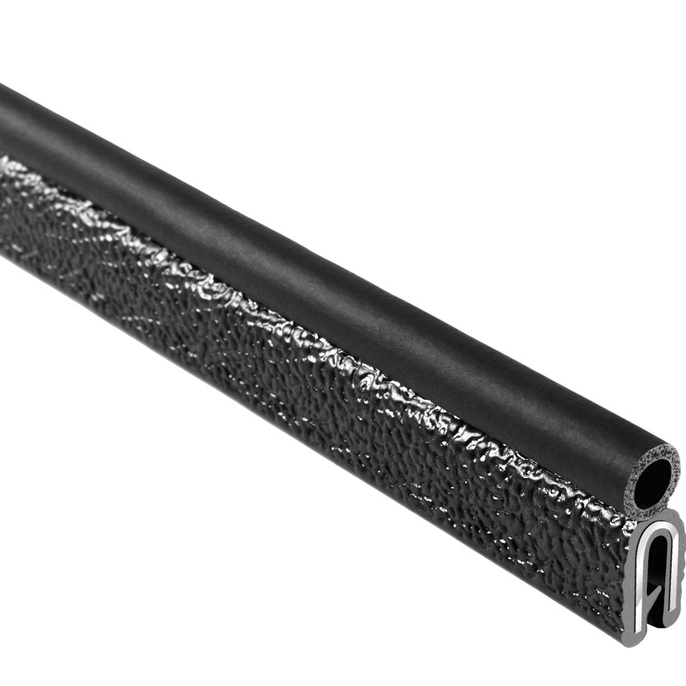 PVC Trim Seal with EPDM Rubber Bulb, 25' Length W96663