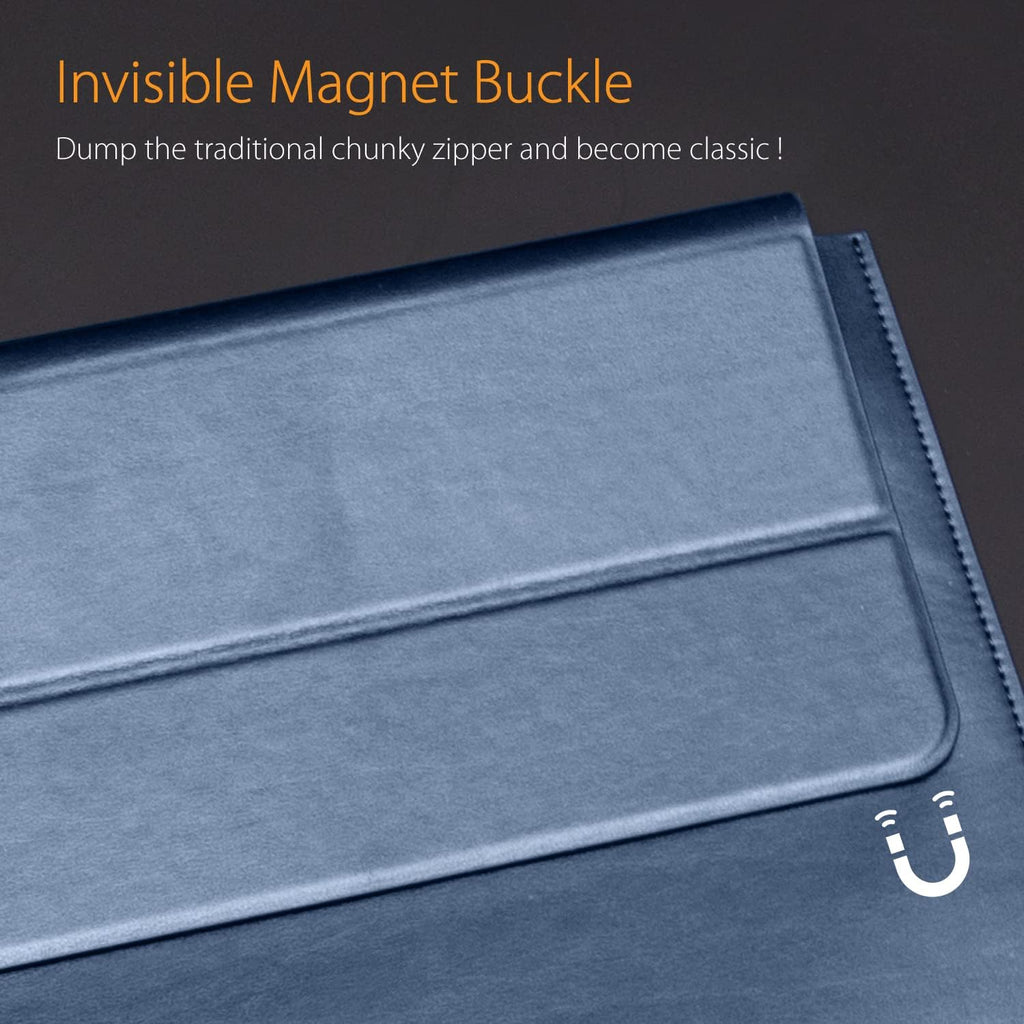 13 Inch Leather MacBook Sleeve Case with Raised Stand C411852