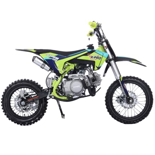 125cc Kids Dirt Bike with 4-Speed Semi-Automatic Transmission and 14"/12" Tires O556623