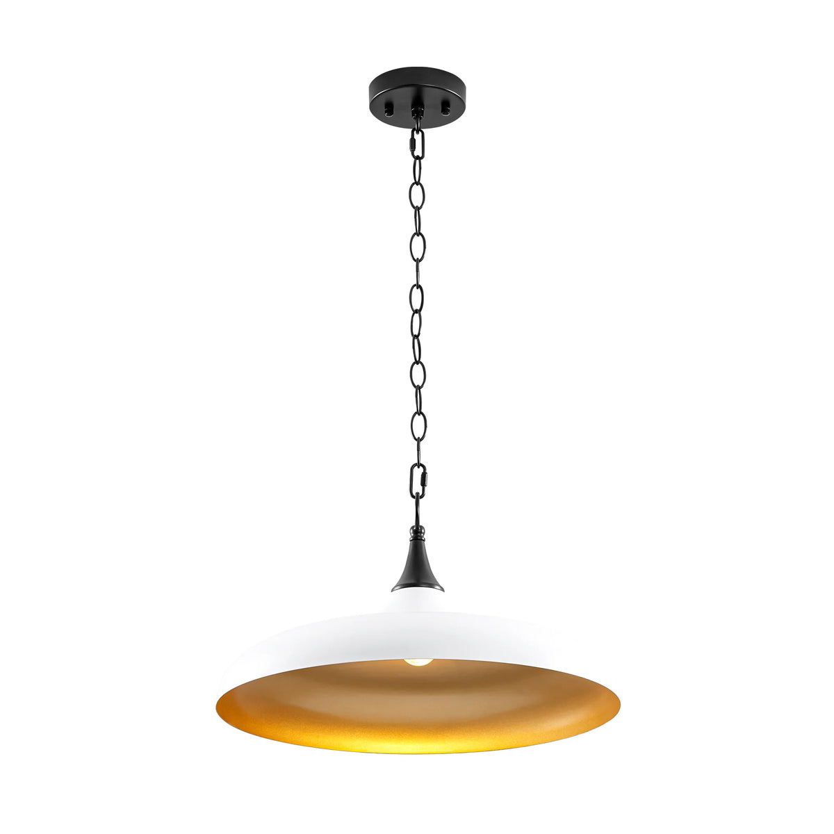 1-Light Dimmable Dome Pendant L71001