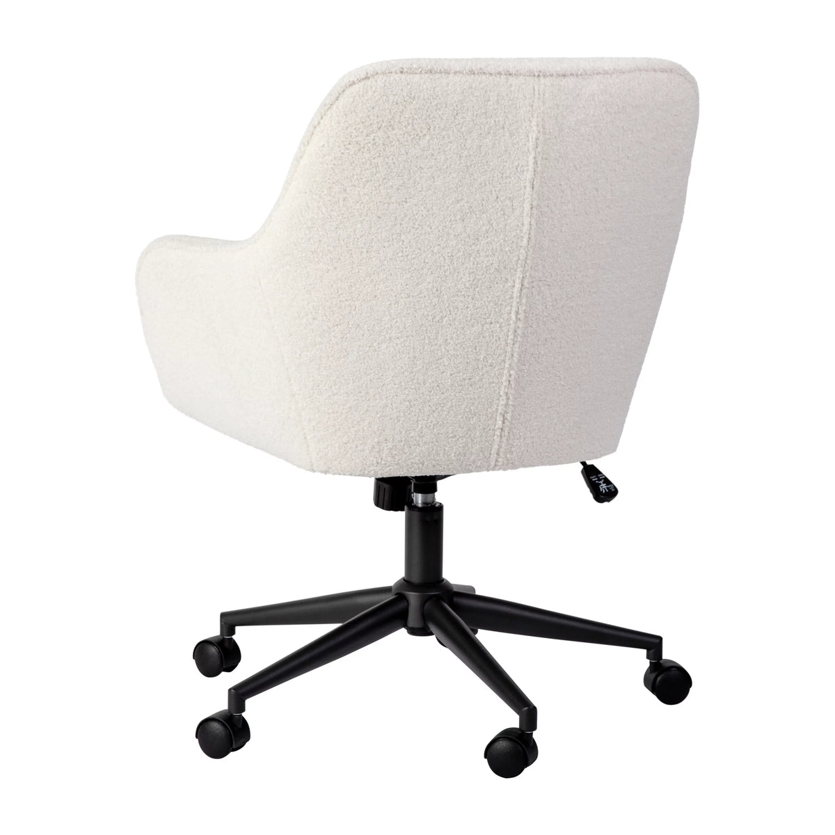 White Upholstered Office Chair Q5993