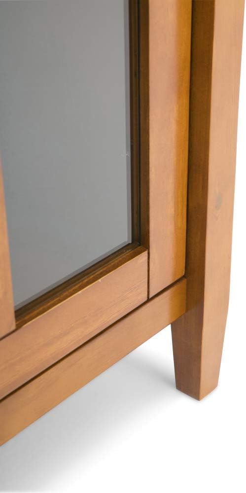 32 inch Wide Rustic Low Storage Cabinet with 2 Adjustable Shelves Z966500