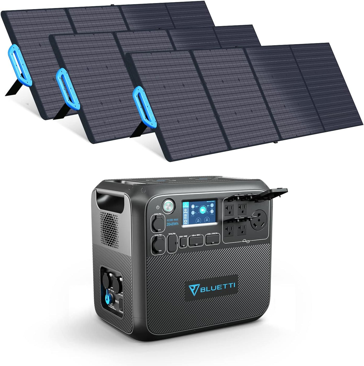 Portable Power Station 2048Wh LiFePO4 Battery Backup F648891