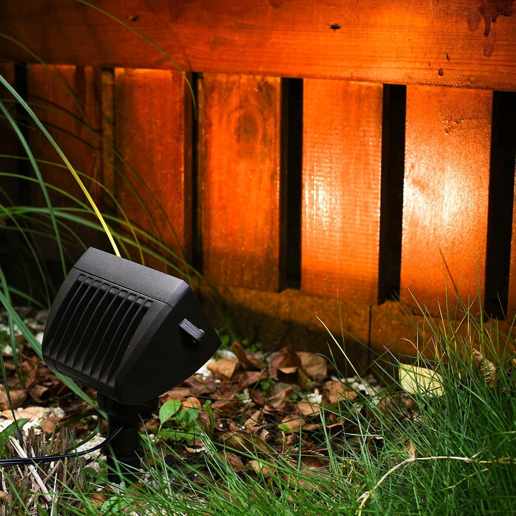 8PK LED Landscape Flood Lights 18W 1000 Lumens Die-Cast Aluminum Brown V4673