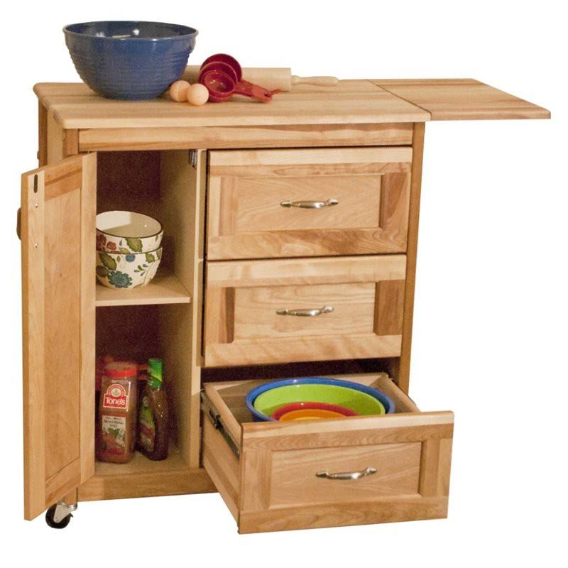 Natural Birch Kitchen Cart A25666
