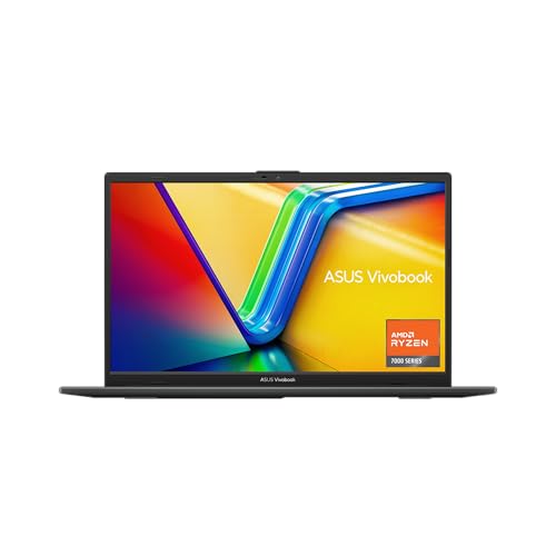 15.6" FHD Slim Laptop, AMD Ryzen 3 Quad Core Processor, 8GB DDR5 RAM, 128GB SSD, Windows 11 Home, Black Q23274