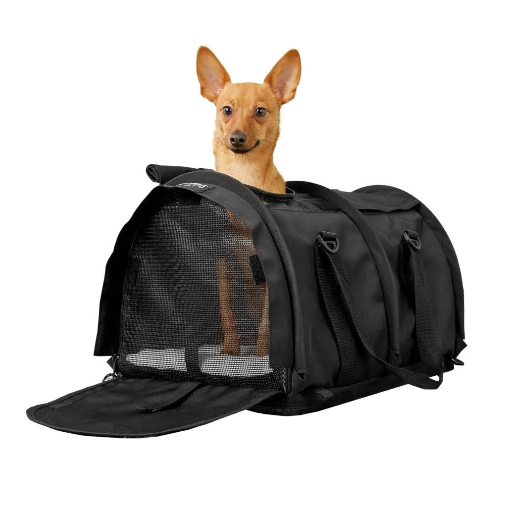 Flexible Height Pet Carrier Large Bordeaux D9239