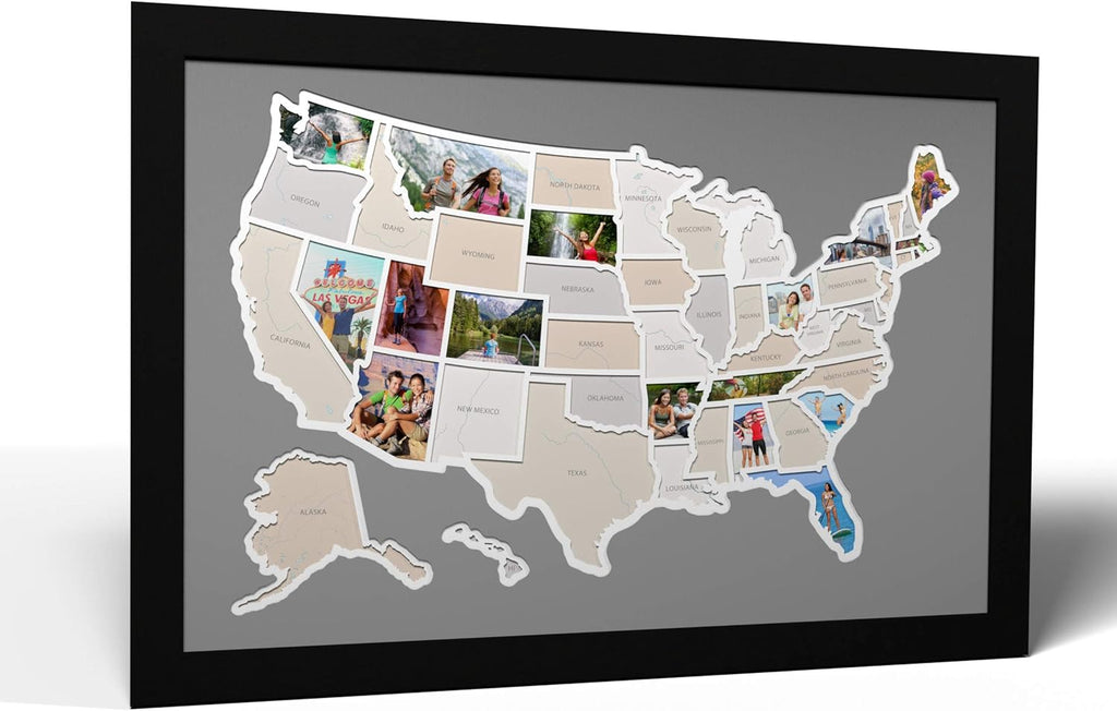50 States USA Photo Map M1846