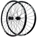 26" Mountain Bike Wheelset Center-Locking Disc Brakes Rims Sealed Bearing Hubs Thru Axle Wheel Set D92080