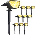 Solar Spotlights Outdoor IP67 Waterproof Adjustable 10 Pack T372515