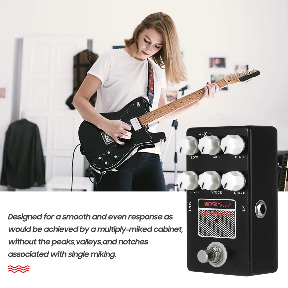 Speaker Simulator Guitar Effect Pedal P7119