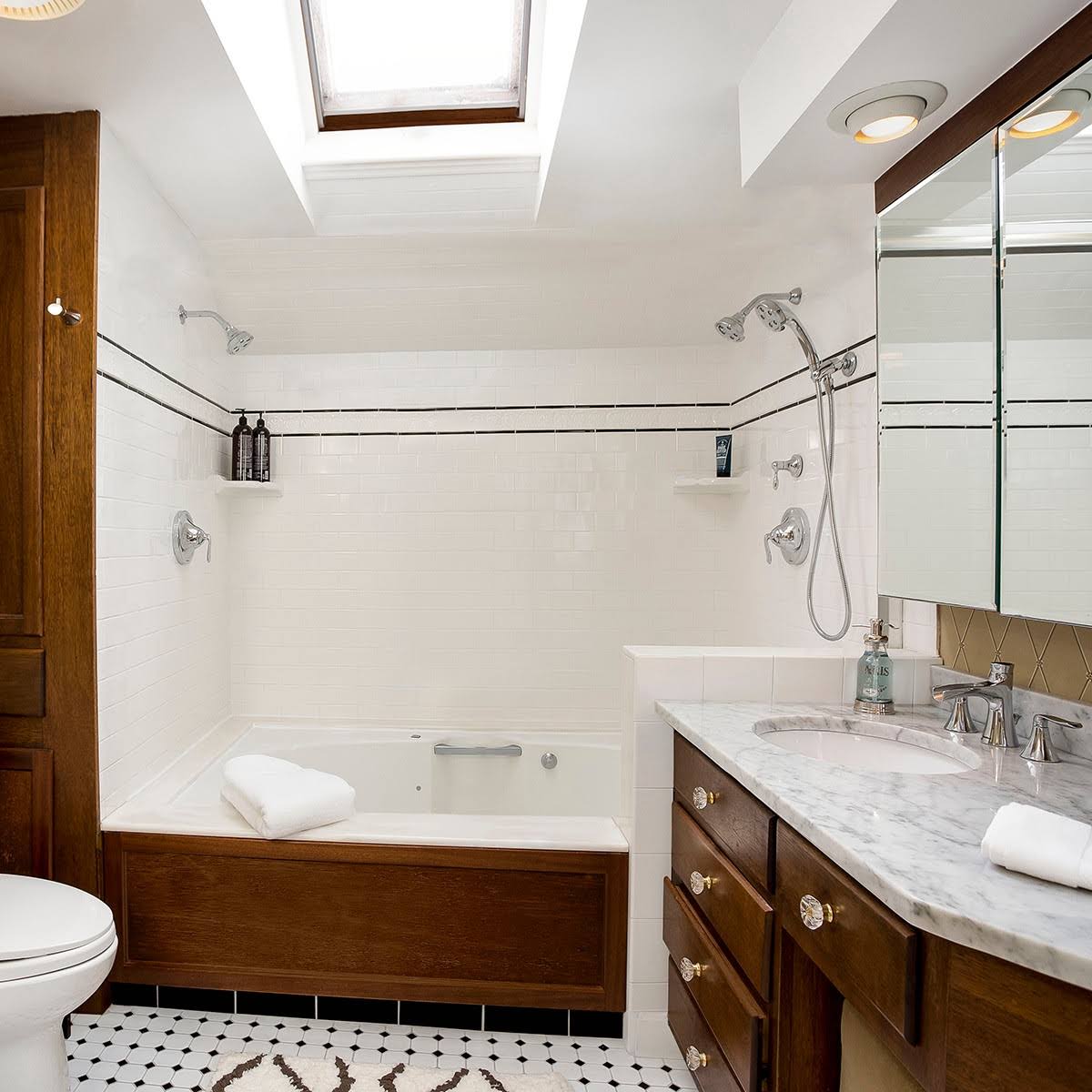 Polished Chrome Shower and Tub Combination F1305