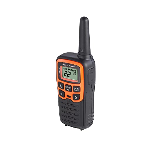 Black/Orange FRS Two Way Radio 2 Pack D829381