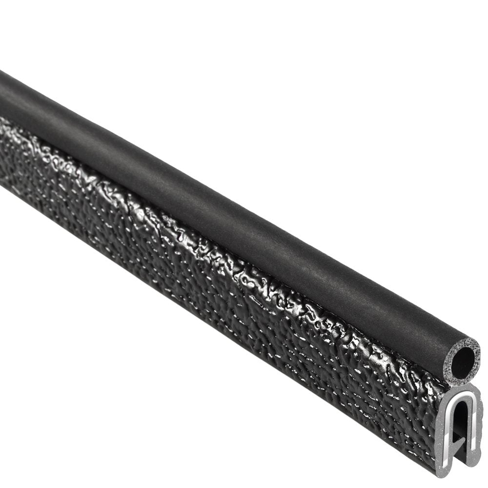 PVC Trim Seal with EPDM Rubber Bulb, 25' Length W96663
