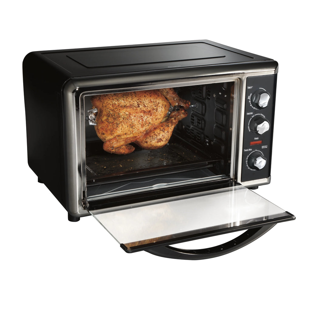 Extra Large Capacity Convection Countertop Oven with Rotisserie, Silver L8429