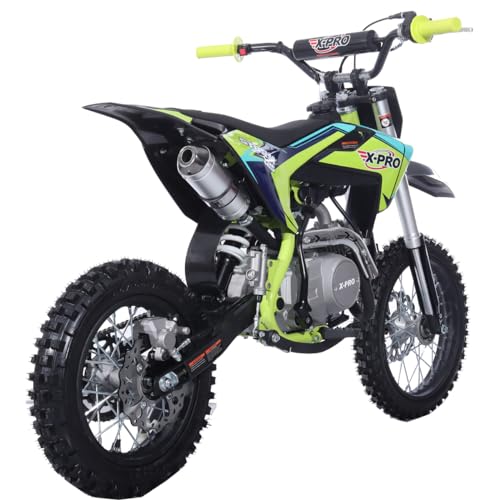 125cc Kids Dirt Bike with 4-Speed Semi-Automatic Transmission and 14"/12" Tires O556623