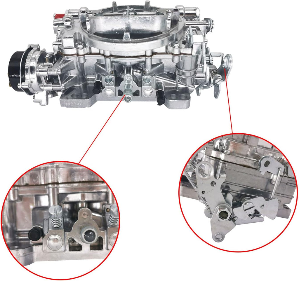 600 CFM 4 Barrel Carburetor with Manual Electric Choke Z762