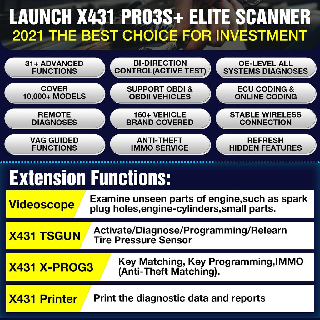 Bi-Directional Automotive Scan Tool T416989