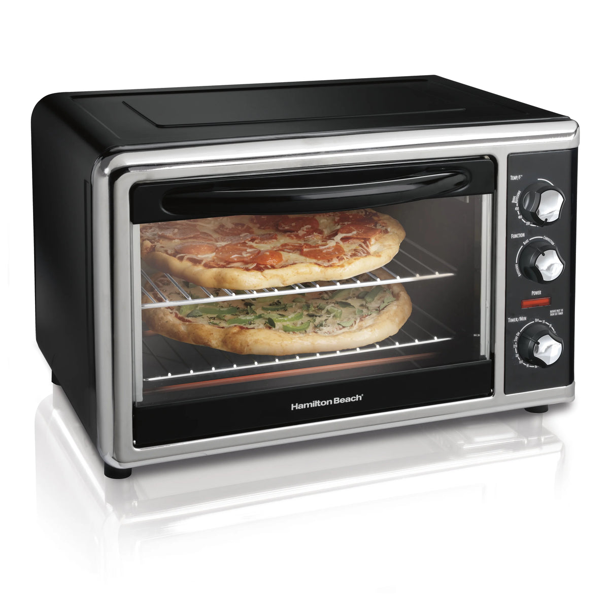 Extra Large Capacity Convection Countertop Oven with Rotisserie, Silver L8429