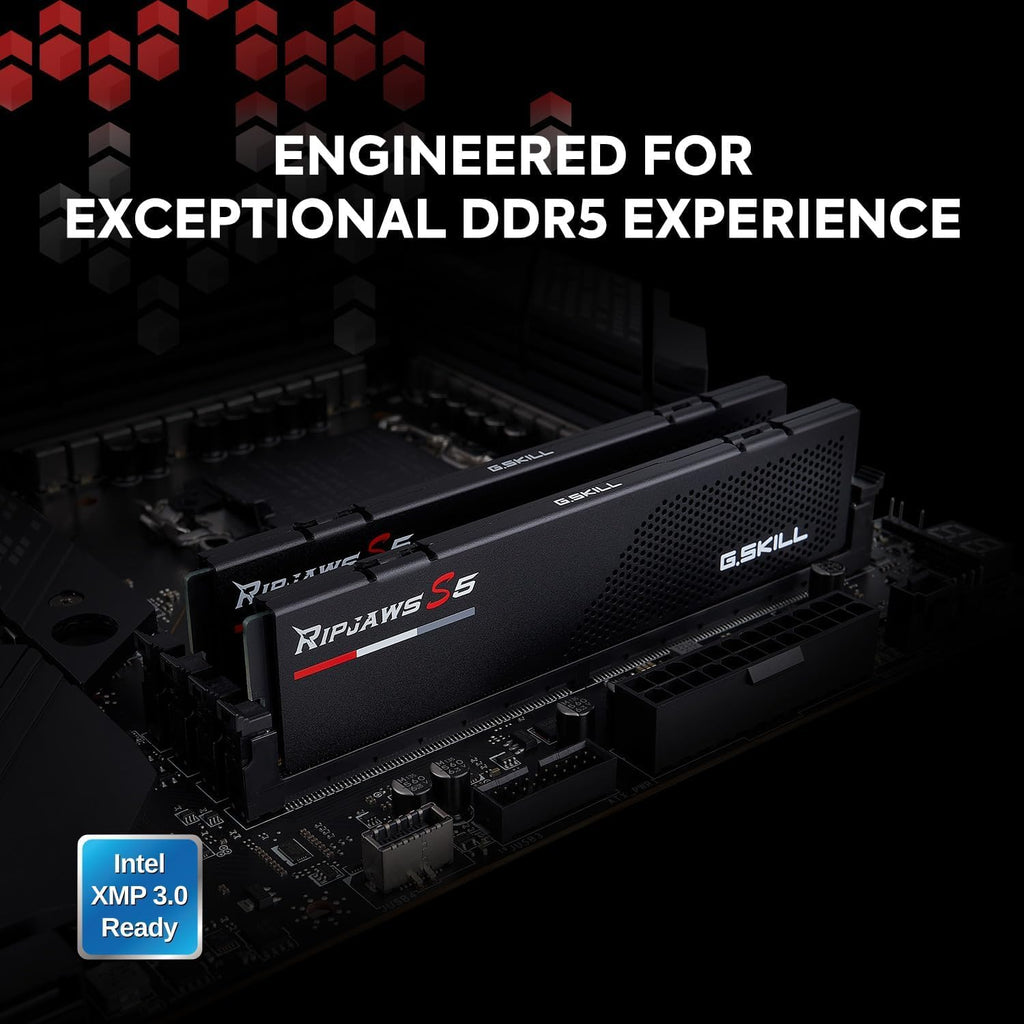 DDR5 RAM 64GB (2x32GB) 6000MT/s CL36-36-36-96 Matte Black Desktop Computer Memory E232