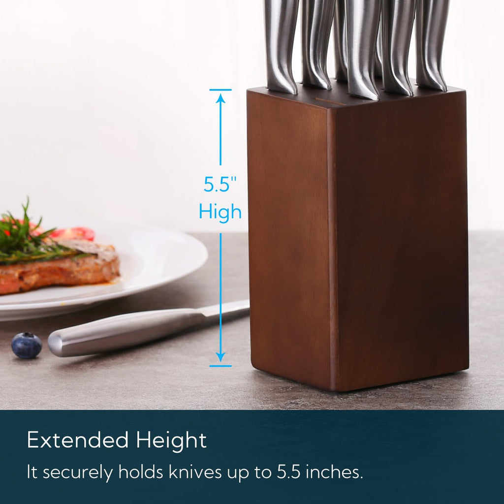 XL Bamboo Knife Block Holder with 8 Slots C902076