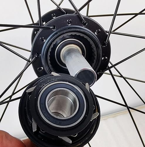 26" Mountain Bike Wheelset Center-Locking Disc Brakes Rims Sealed Bearing Hubs Thru Axle Wheel Set D92080
