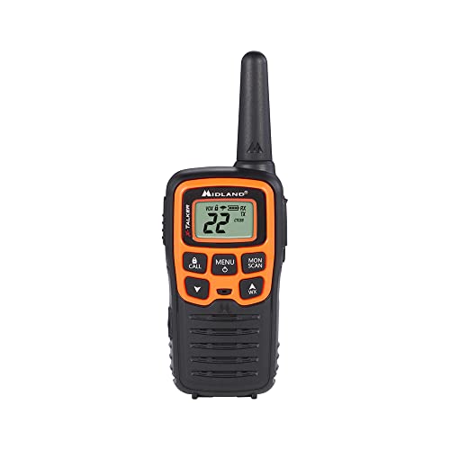 Black/Orange FRS Two Way Radio 2 Pack D829381