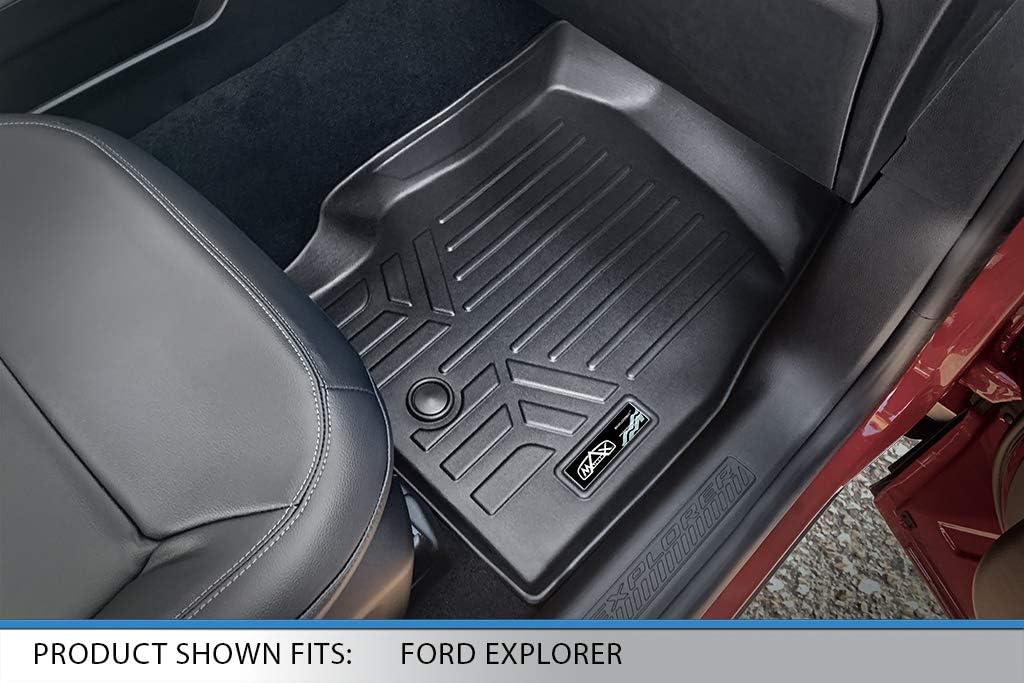 Black 3 Row Floor Mats and Cargo Liner Set J737