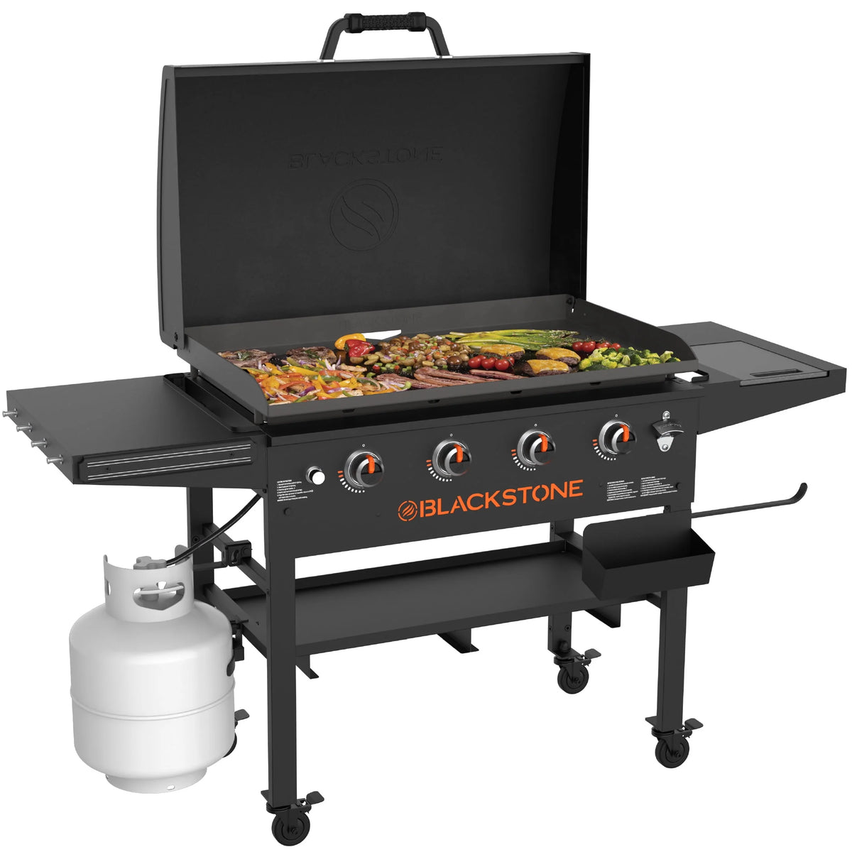 4-Burner 36” Propane Griddle with Hood R4113