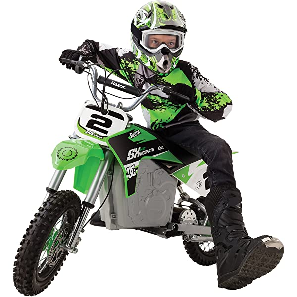 Yellow Electric Motocross Off-Road Bike W59191