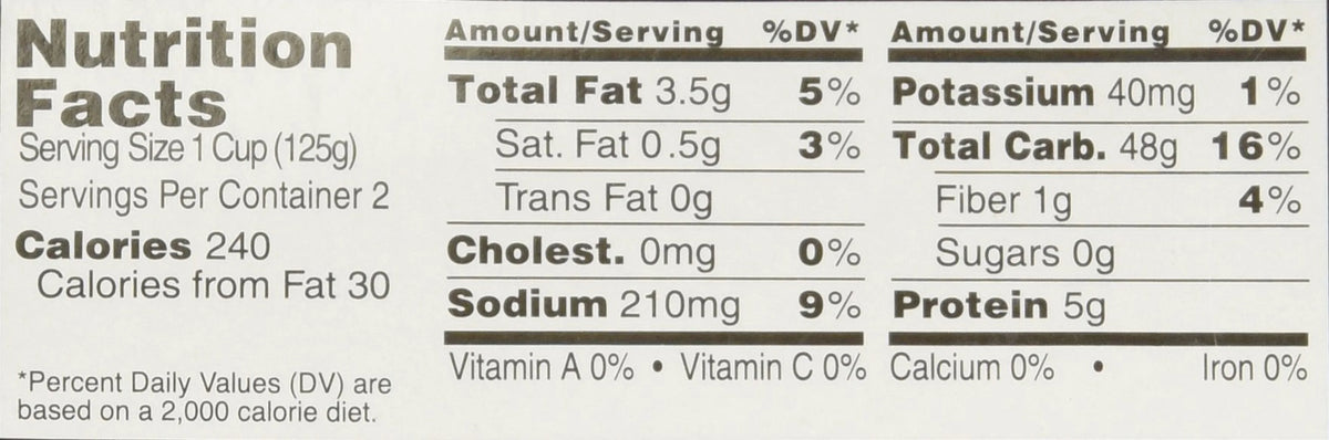 4.4 Oz Pack of 12 Jasmine Rice Cups Z6891