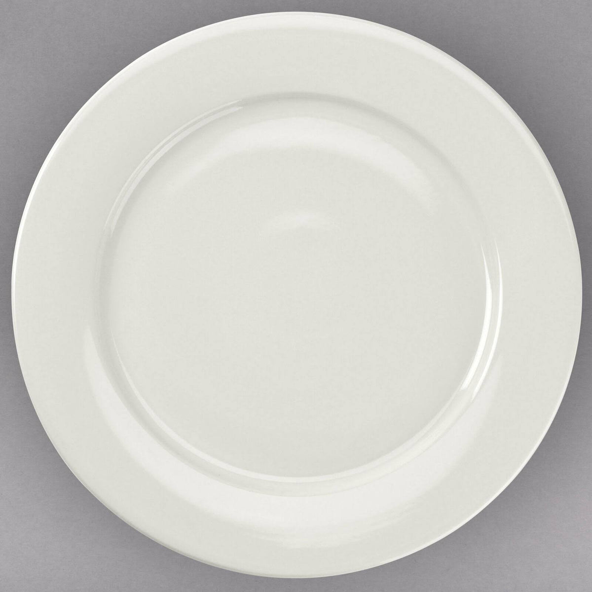 12-Inch Stoneware Round Plate, Box of 12 Z43855