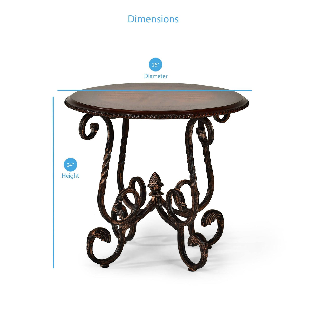 Elegant End Table Y2954