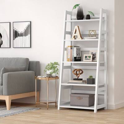 56.49x22 H x 23.62x22 W Ladder Bookcase N233336