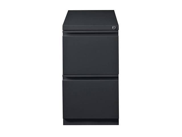 2 Drawer Vertical Mobile File Cabinet Black T90901
