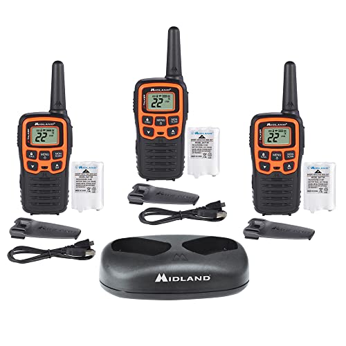 Black/Orange FRS Two Way Radio 2 Pack D829381