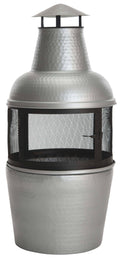 Silver Black Chiminea W840979