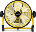 10'' Rechargeable High Velocity Floor Fan O87993