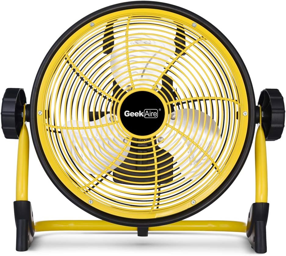 10'' Rechargeable High Velocity Floor Fan O87993