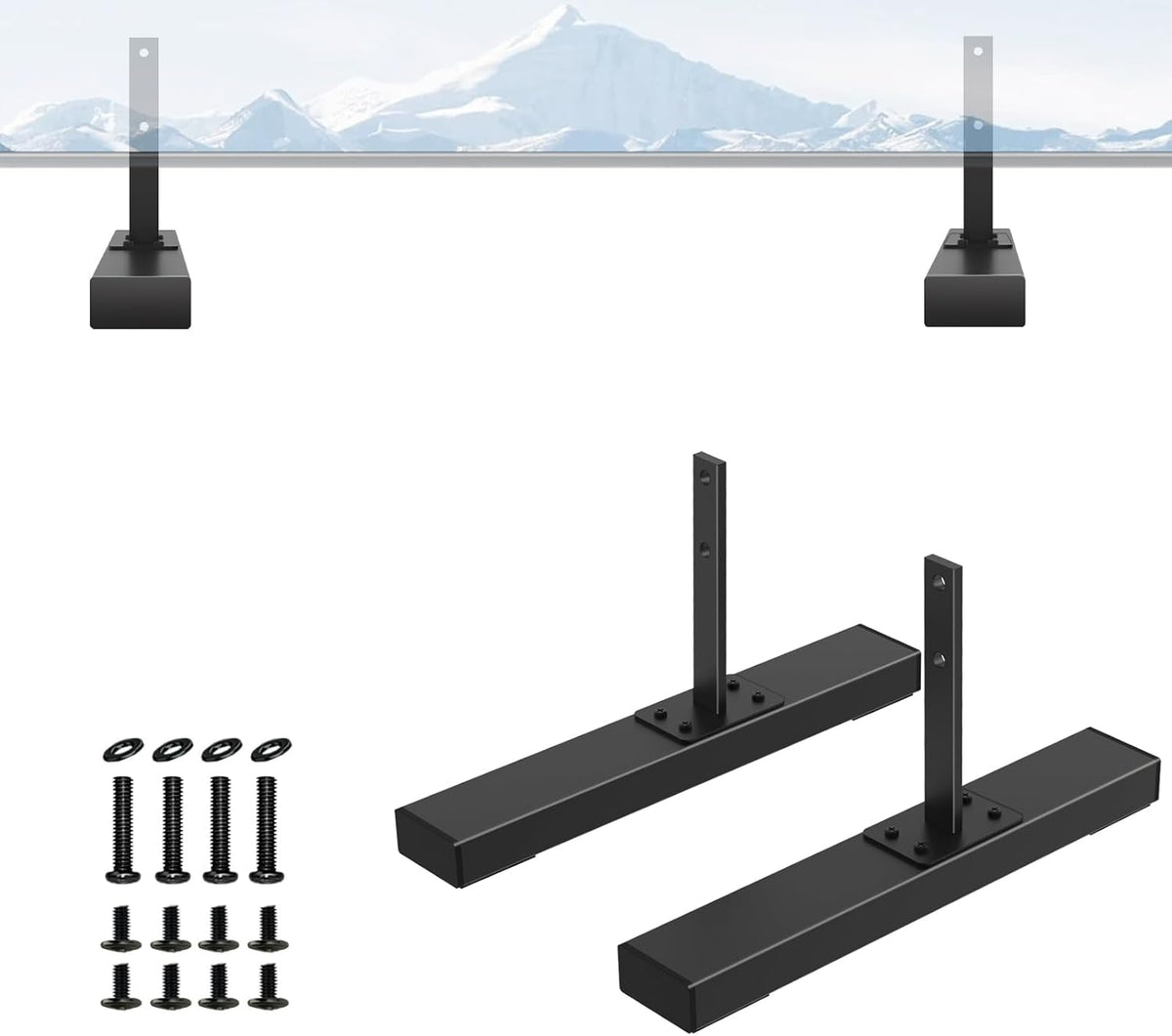 Metal TV Legs for 40mm Center-to-Center Hole Distance B596856