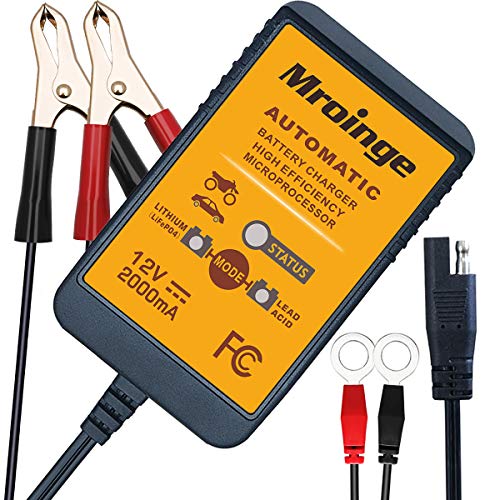 12V 2A Automatic Trickle Battery Charger Smart Battery Maintainer P6460