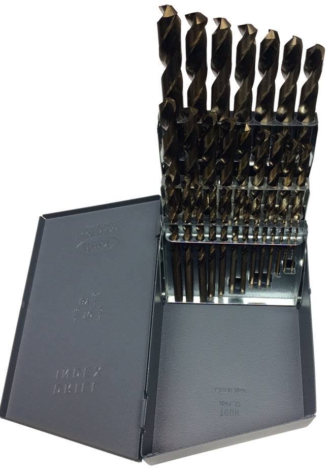 Cobalt Drill Bit Set, 3/8 inch Shank Z933