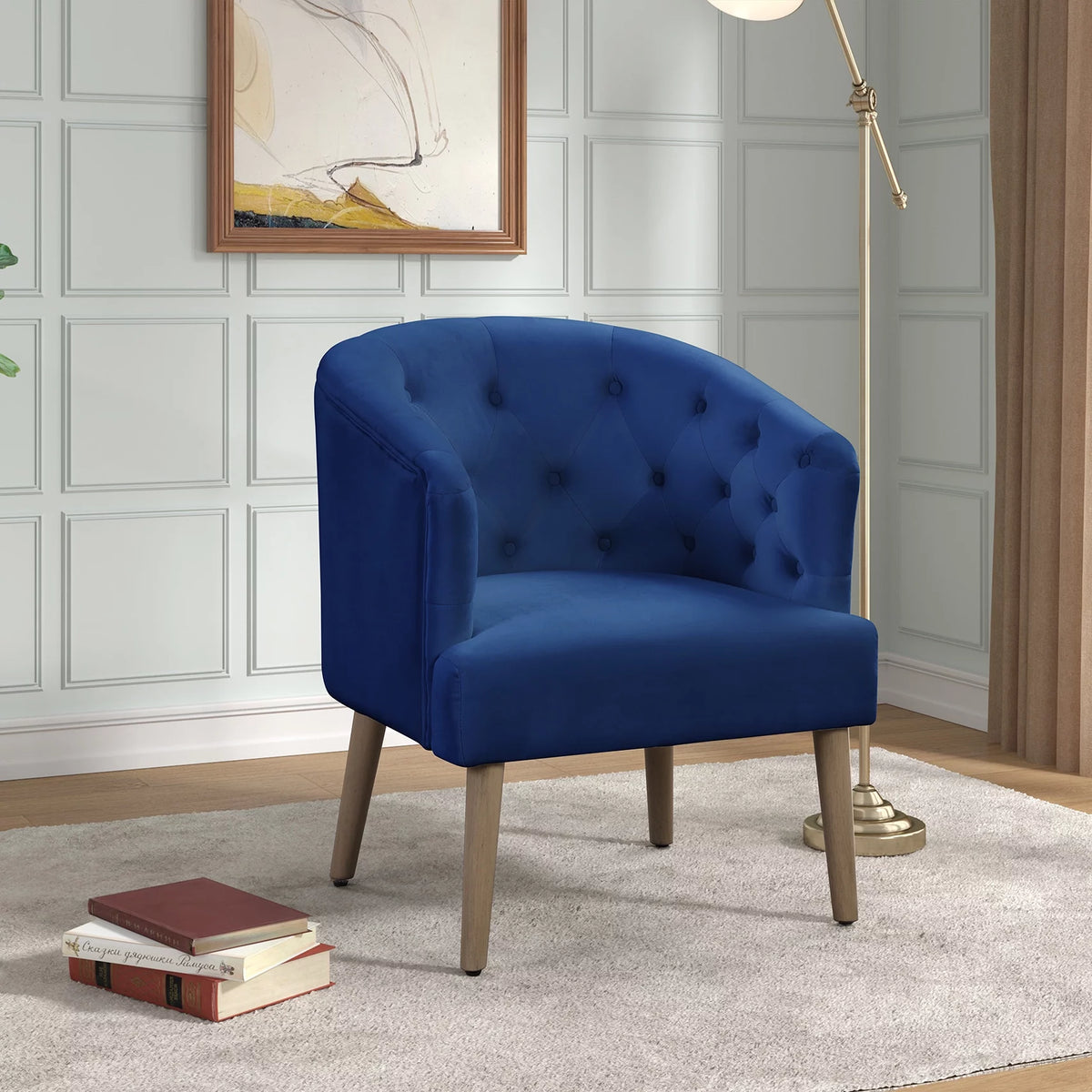 Velvet Accent Chair S5004