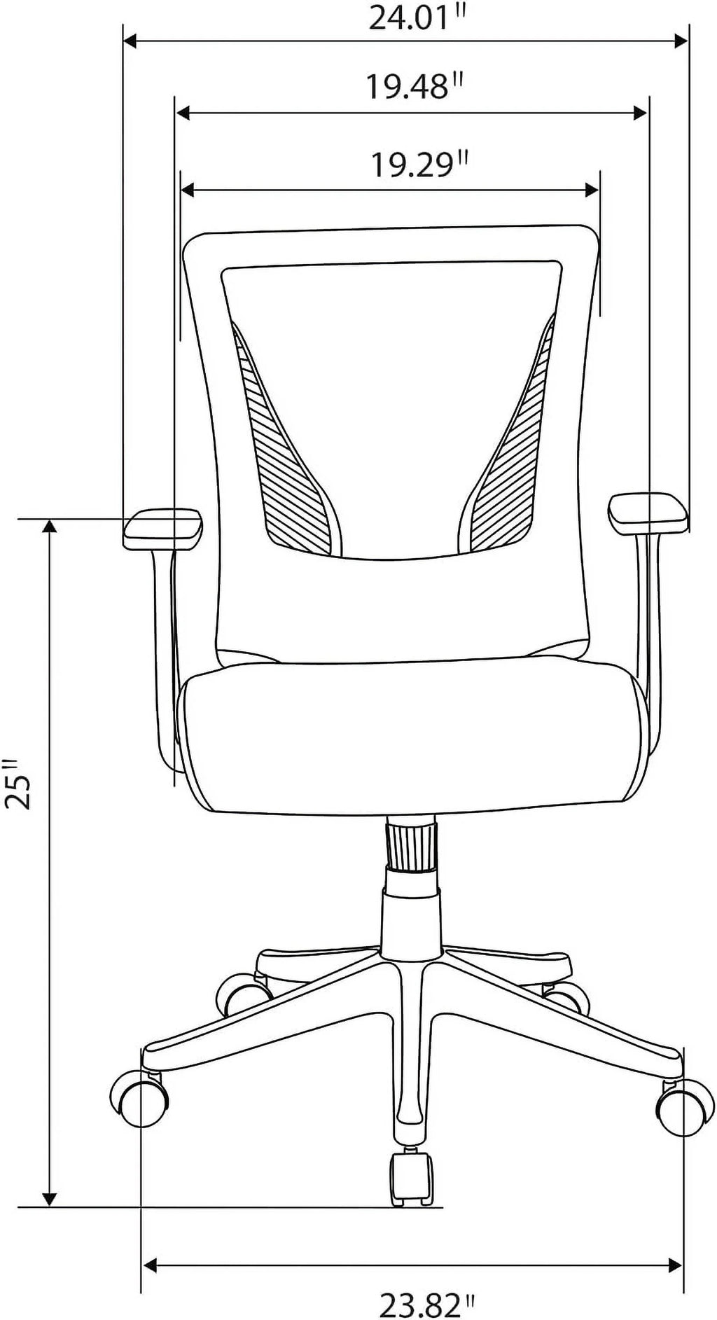Mesh Low-Back Task Chair Blue/Black G259297