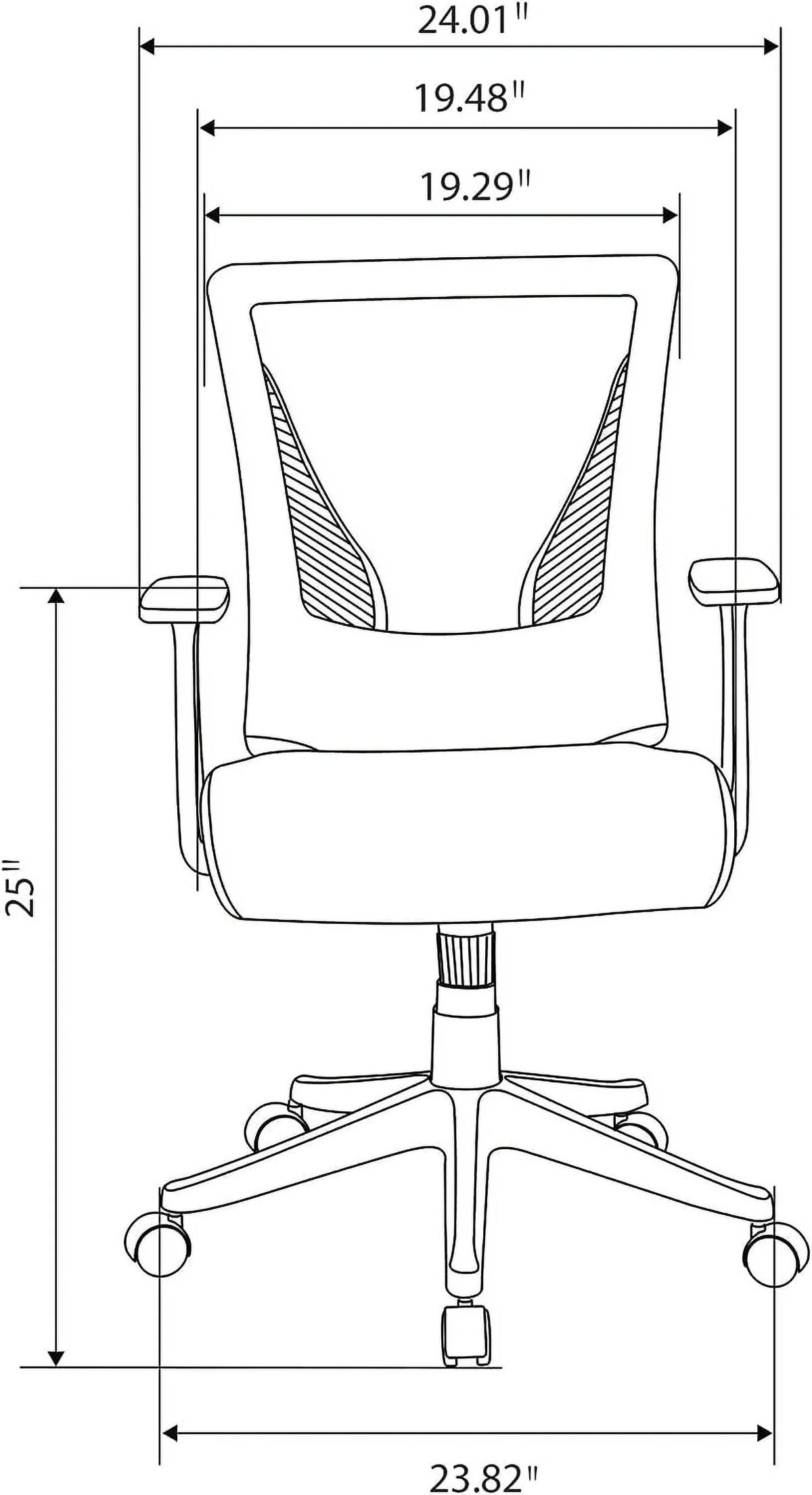 Mesh Low-Back Task Chair Blue/Black G259297