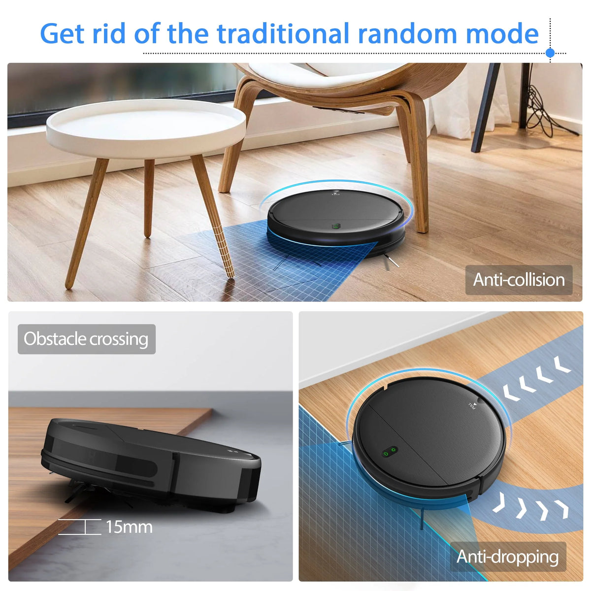 2 in 1 Robot Vacuum and Mop Combo Q86898