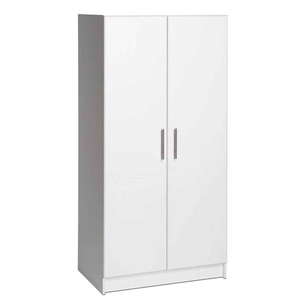 32" White Composite Wood Storage Cabinet K53656